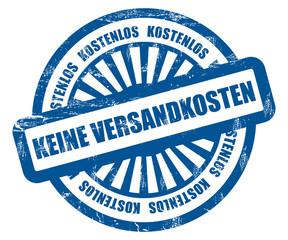 Strahlen Stempel blau RT KEINE VERSANDKOSTEN