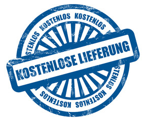 Strahlen Stempel blau rt KOSTENLOSE LIEFERUNG