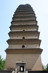 Zelfklevend Fotobehang Ancient pagoda © bbbar
