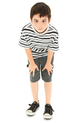 Sily Cross-eyed Silly Face Boy