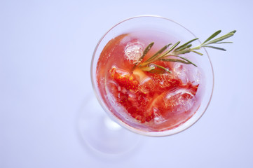 Strawberry cocktail