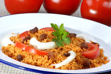 Couscous, ein Grundnahrungsmittel in Nordafrika