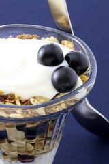 healthy and delicious parfait