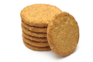 Cookie tower supports an upright one