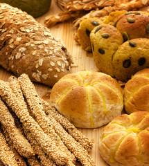Variety of Breads