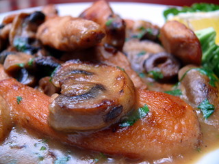 Fresh meal with meet and beens