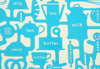 Paper craft of cookie cooking