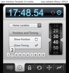 UI elements for Tablet PC or Smart phone