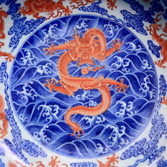 dragon on china