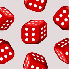 abstract seamless texture with a dice