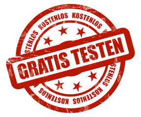Sternen Stempel rot rt GRATIS TESTEN