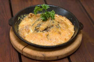 Potato gratin - restaurant food
