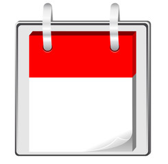 Blank calendar clip art