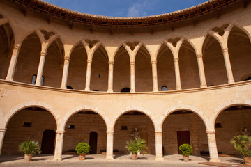Bellver Castle Courtyard, Palma, Majorca
