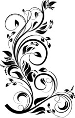 decorative branch vectorized