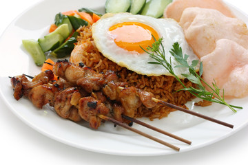 nasi goreng , indonesian fried rice dish