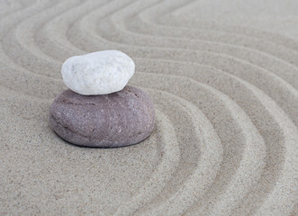 Fototapeta na wymiar pierres zen en équilibre