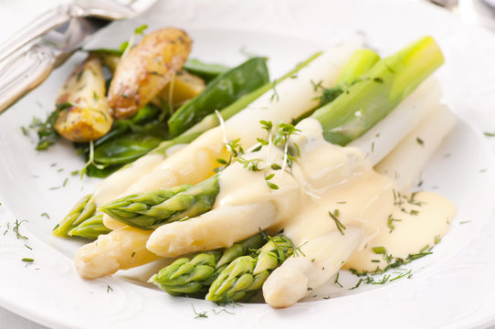 Spargel mit Kartoffeln