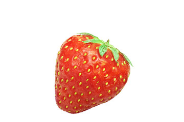 Fragola (isolata su sfondo bianco)