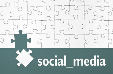 Puzzle mit Social Media