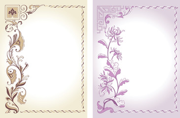 floral decorative color backgrounds