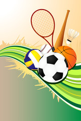 Ball sports background