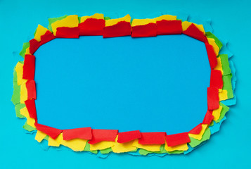 Paper pieces with space for your message