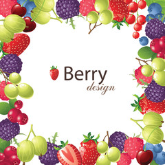 berries frame