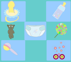 baby background , illustration