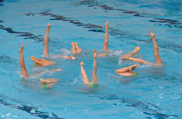 synchronized swimming