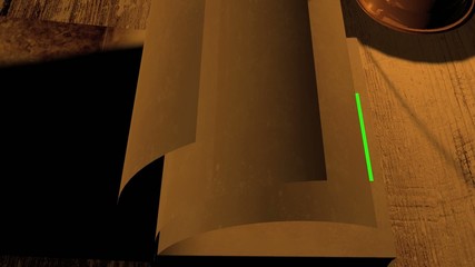 Old Storybook Green Screen HD