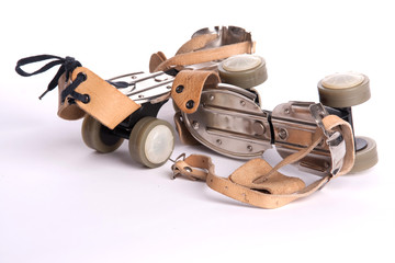 Rollers, sport, isolated