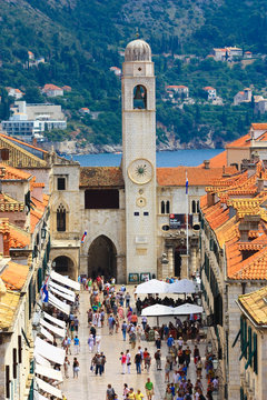 The Main Street Of Dubrovnik - Stradun