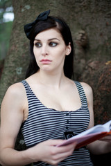 Portrait of beautiful female