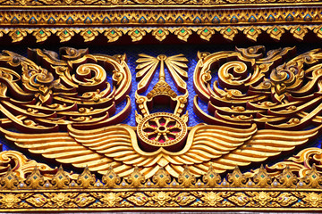 Temple in Bangkok in Thailand.