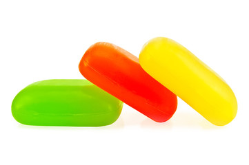 Three pieces of soap