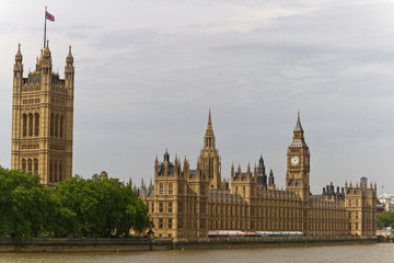 Fototapeta na wymiar Westminster Palace, Big Ben, Londyn