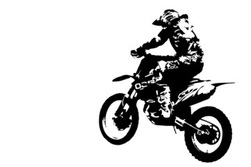 Obraz na płótnie Canvas Motocross jumper