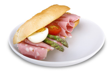 Bocadillo de mortadela