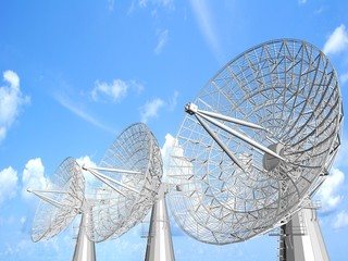 Satellite dish illustration