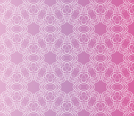 Seamless lace on a pink/purple background