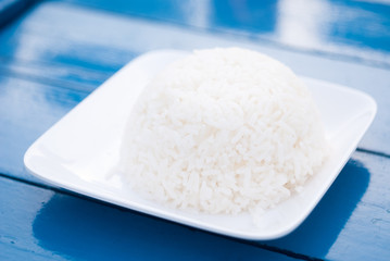 Rice on Plate