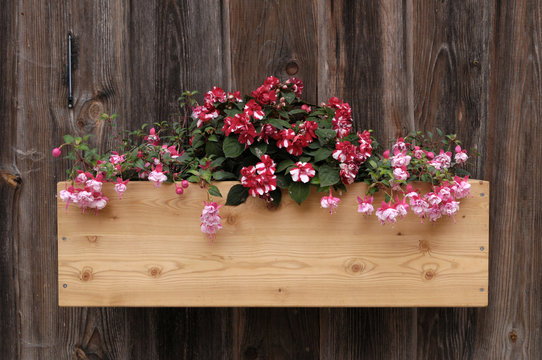 Wood Flower Box