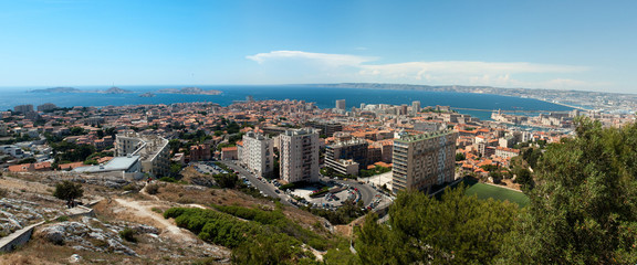 Panorama of Marseille. France.
