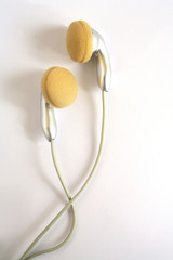 Dancing yellow headphones