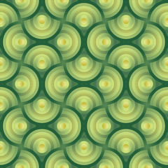 Seamless vector green background organic pattern wrap