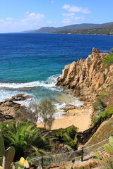 Crique de Propriano en Corse