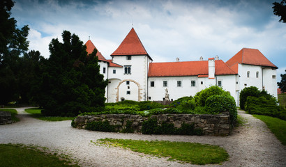 Fototapeta na wymiar Old medieval castle. Varazdin Castle, Croatia