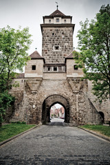 Fototapeta na wymiar Tower of Rothenburg ob der Tauber