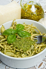 trofie al pesto alla genovese